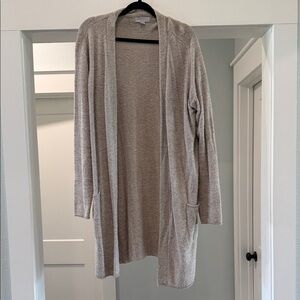 Barefoot Dreams Open-Front Cardigan - Light Beige